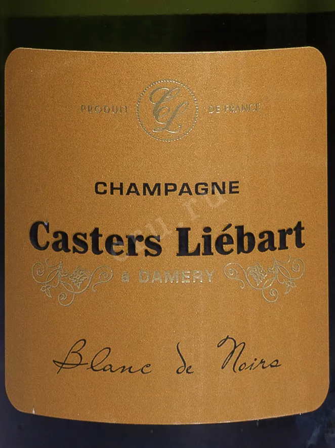 Этикетка Casters Liebart Blanc De Noir Brut 2018 0.75 л