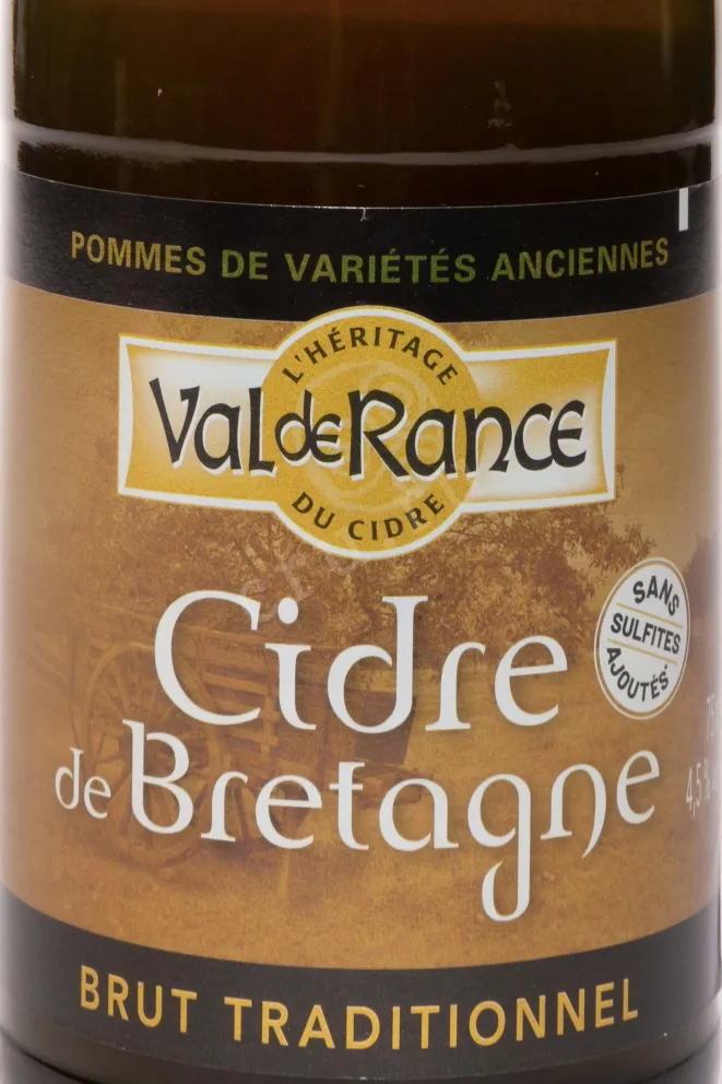 Этикетка Val de Rance Cidre De Bretagne Brut Traditionnel 0.75 л