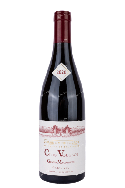 Вино Clos Vougeot Grand Maupertuis Grand Cru 2020 0.75 л