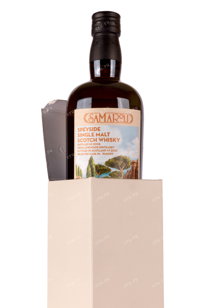 Виски Samaroli Linkwood in gift box  0.7 л
