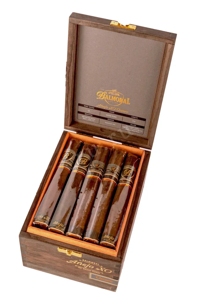 Коробка сигар Balmoral Anejo XO Oscuro Gran Toro *20