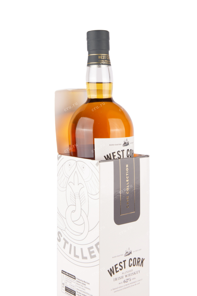 Бутылка виски Вест Корк Каск Стренф 0.7 в подарочной коробке