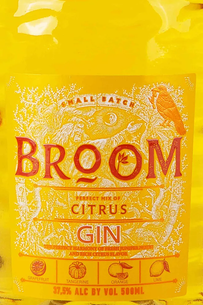 Этикетка Broom Citrus 0.5 л