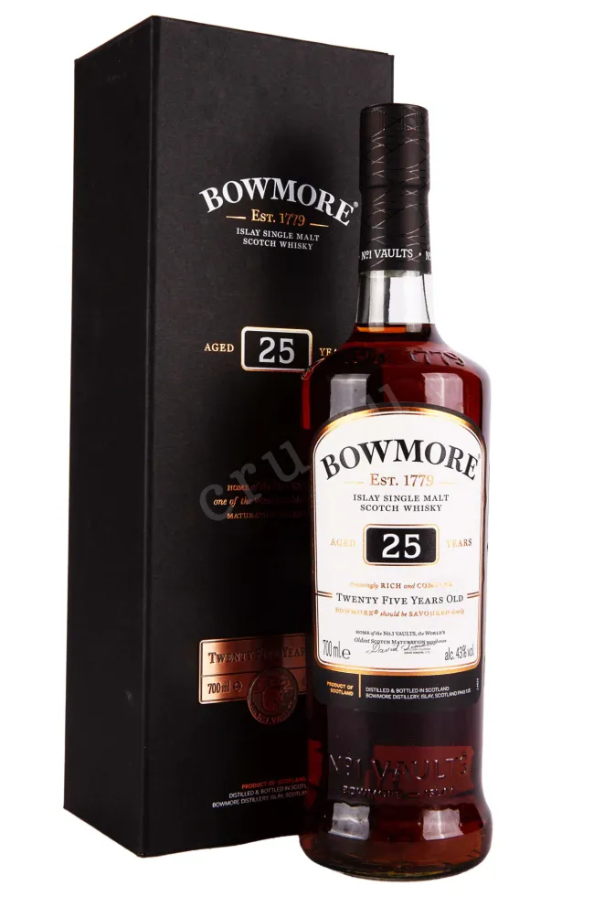 Виски Bowmore 25 years in gift box  0.7 л