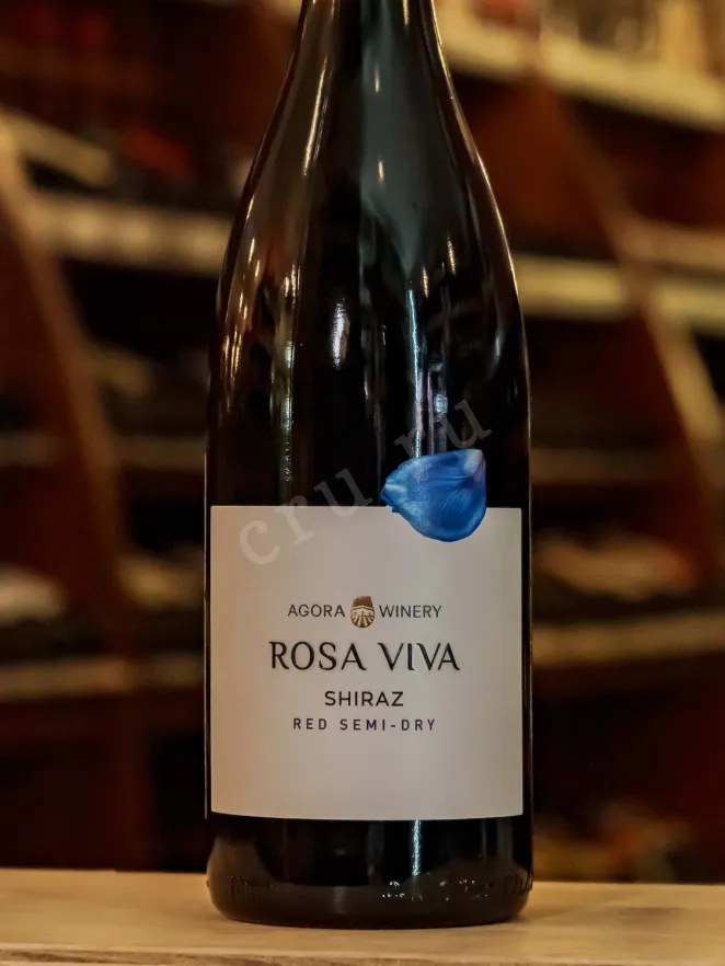 В магазине Крю Профи Agora Rosa Viva Shiraz Red Semi-Dry 2024 0.75 л