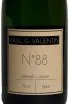 Этикетка Paul G. Valentin №88 Creamnt De Limoux 2022 0.75 л