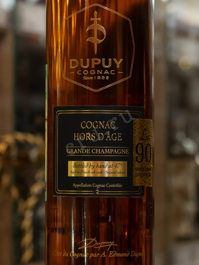 В магазине Крю Профи Dupuy Lot 90 Hors d'Age Grand Champagne AOC in gift box 0.7 л