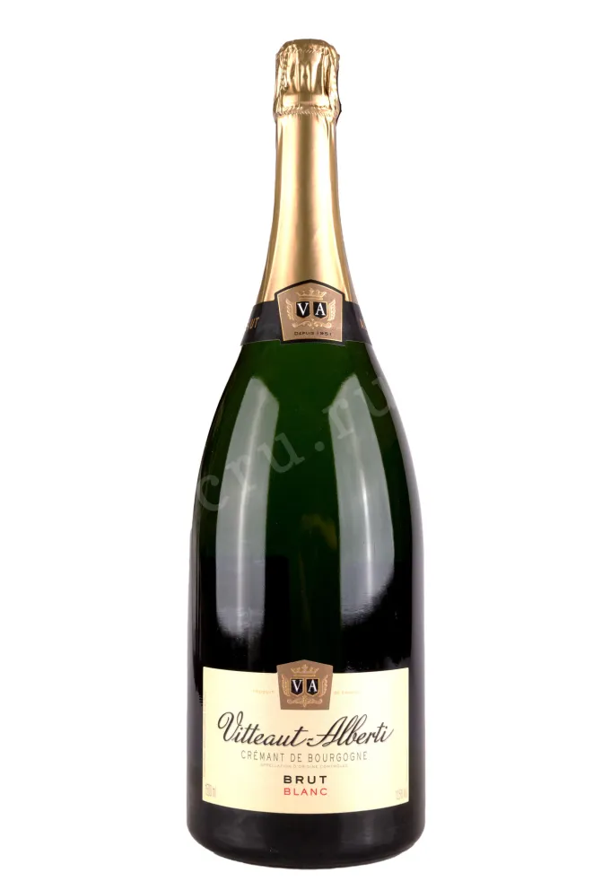 Игристое вино Vitteaut-Alberti Cremant de Bourgogne Blanc Brut 2020 1.5 л