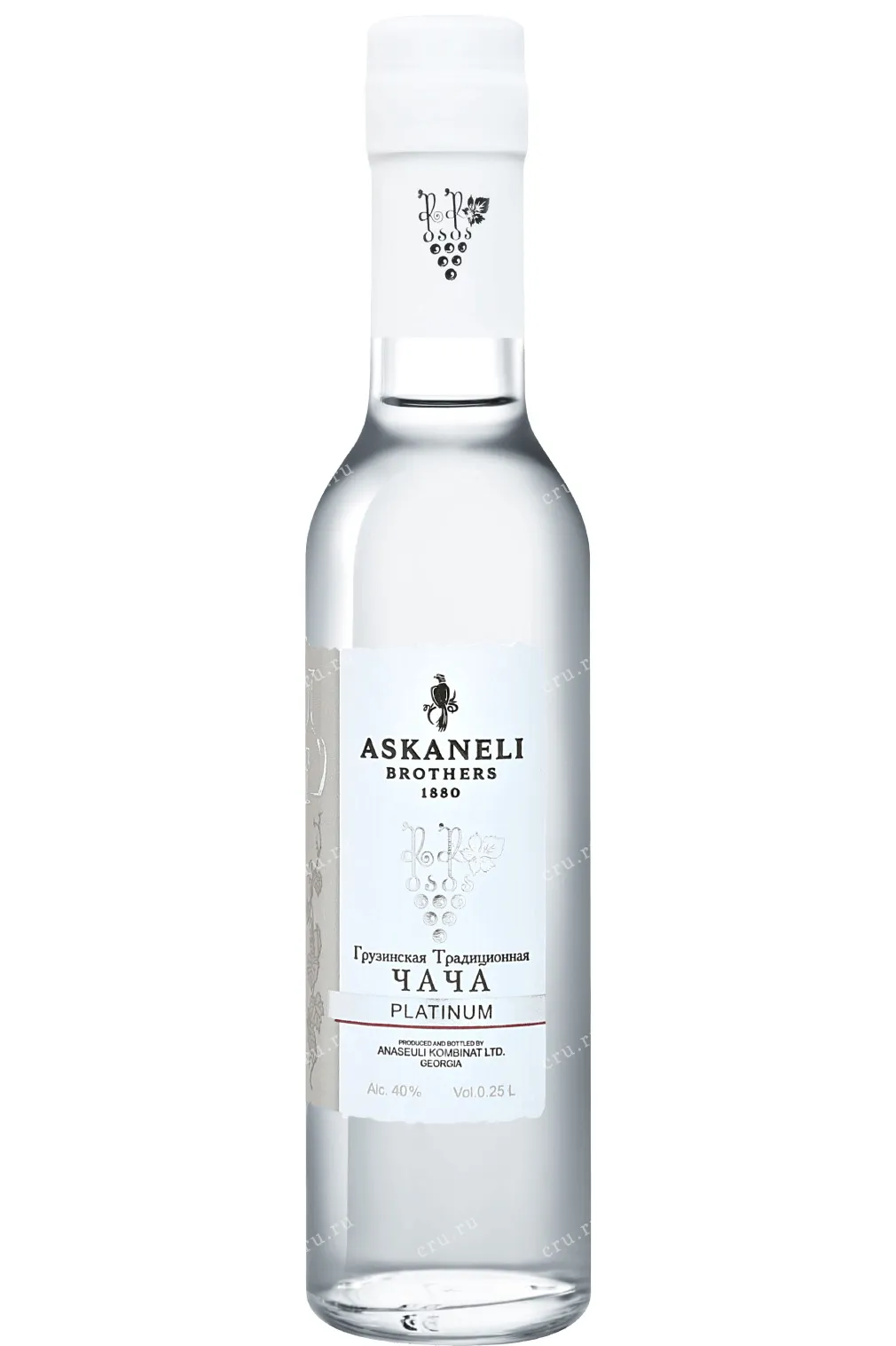 Фото — Чача Askaneli Platinum  0.25 л