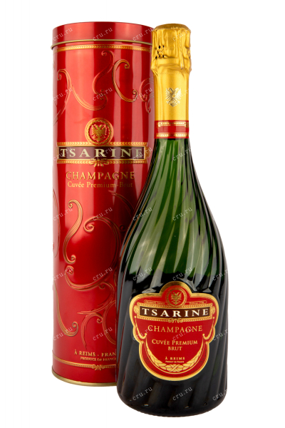 Шампанское Tsarine Cuvee Premium Brut in tube  0.75 л