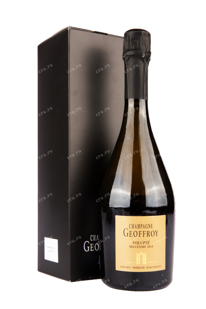 Шампанское Geoffroy Volupte Extra Brut Premier Cru gift box 2014 0.75 л