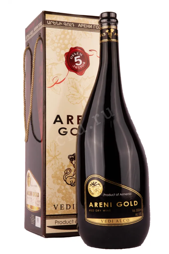 Вино Vedi Alco Areni Gold with gift box 2019 5 л