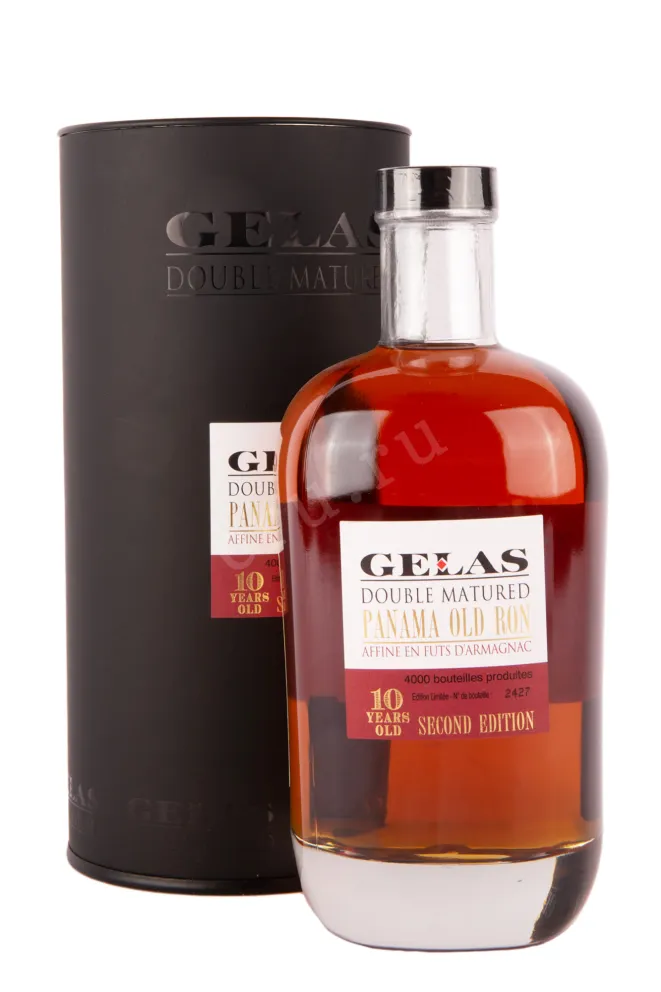 Ром Gelas Panama Old Ron 10 years gift box  0.7 л
