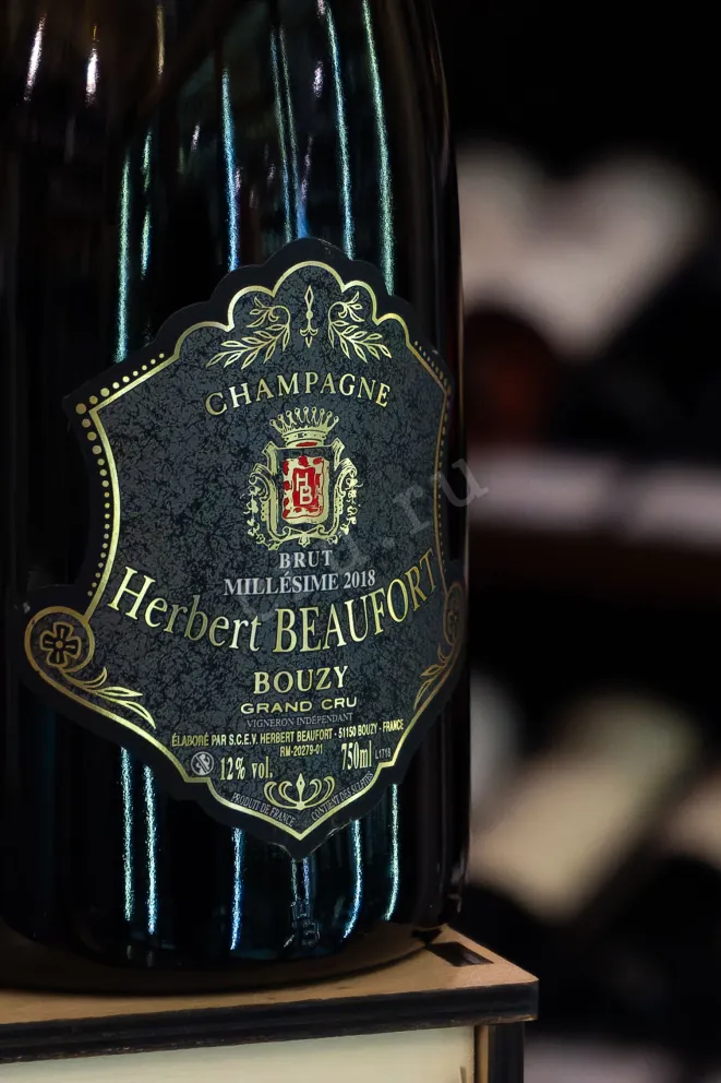 В магазине Крю Профи Herbert Beaufort Cuvee La Favorite Bouzy Grand Cru 2018 0.75 л