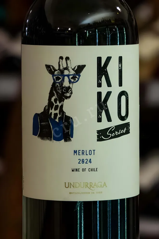 В магазине Крю Профи Undurraga Kiko Merlot DO 2024 0.75 л