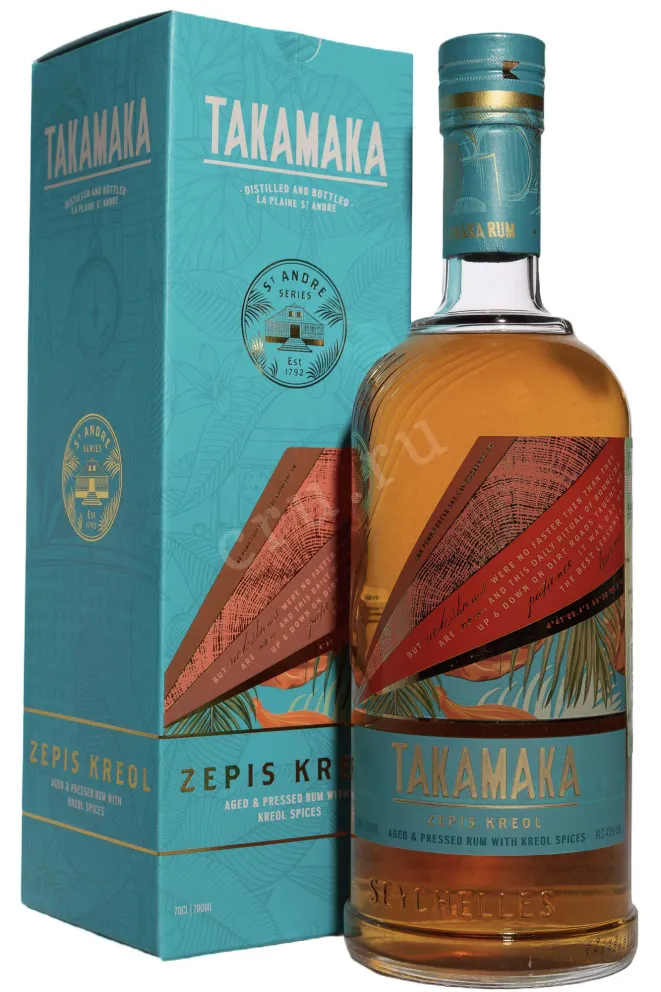 Ром Takamaka Zepis Kreol in gift box  0.7 л
