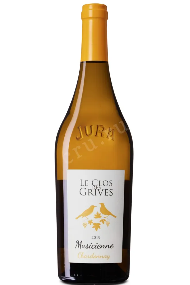 Вино Le Clos des Grives Musicienne Chardonnay Cotes du Jura AOC 2019 0.75 л
