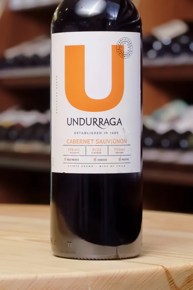В магазине Крю Профи Undurraga Cabernet Sauvignon 2022 0.75 л