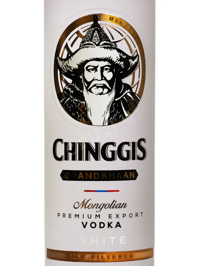 Этикетка Chinggis Grandkhaan White 0.5 л