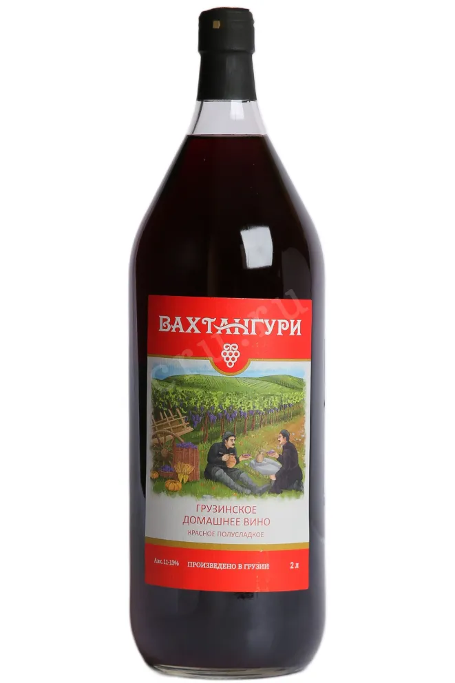 Вино Vahtanguri Georgian Homemade Wine Red Semisweet 2022 2 л