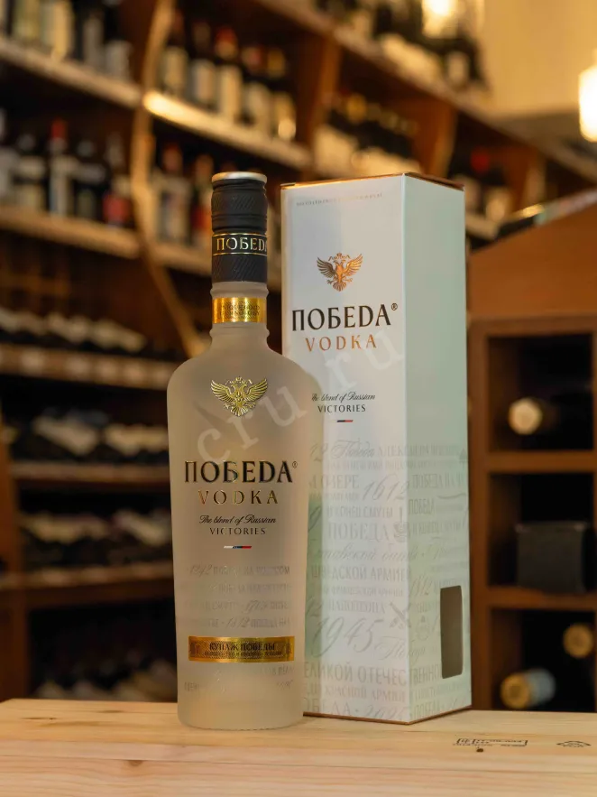 В магазине Крю Профи Pobeda in gift box 0.5 л