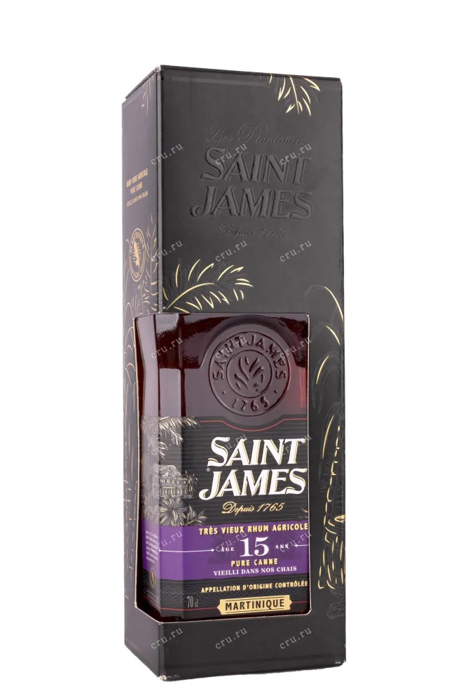 Подарочная коробка Saint James Vieux Agricole in gift box 0.7 л