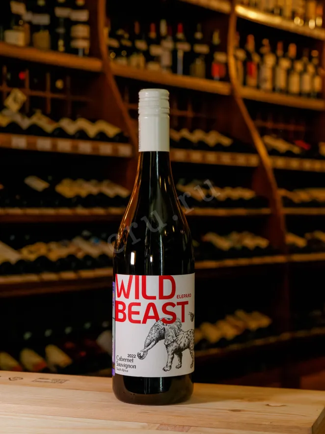 В магазине Крю Профи Wild Beast Elepard Cabernet Sauvignon 2022 0.75 л