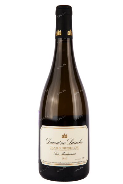 Вино Domaine Laroche Chablis 1-er Cru Les Montmains 2020 0.75 л