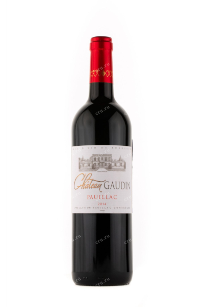 Вино Chateau Gaudin Pauillac 2014 0.75 л