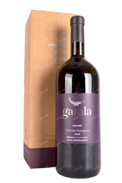 Вино Gamla Cabernet Sauvignon gift box 2020 0.75 л