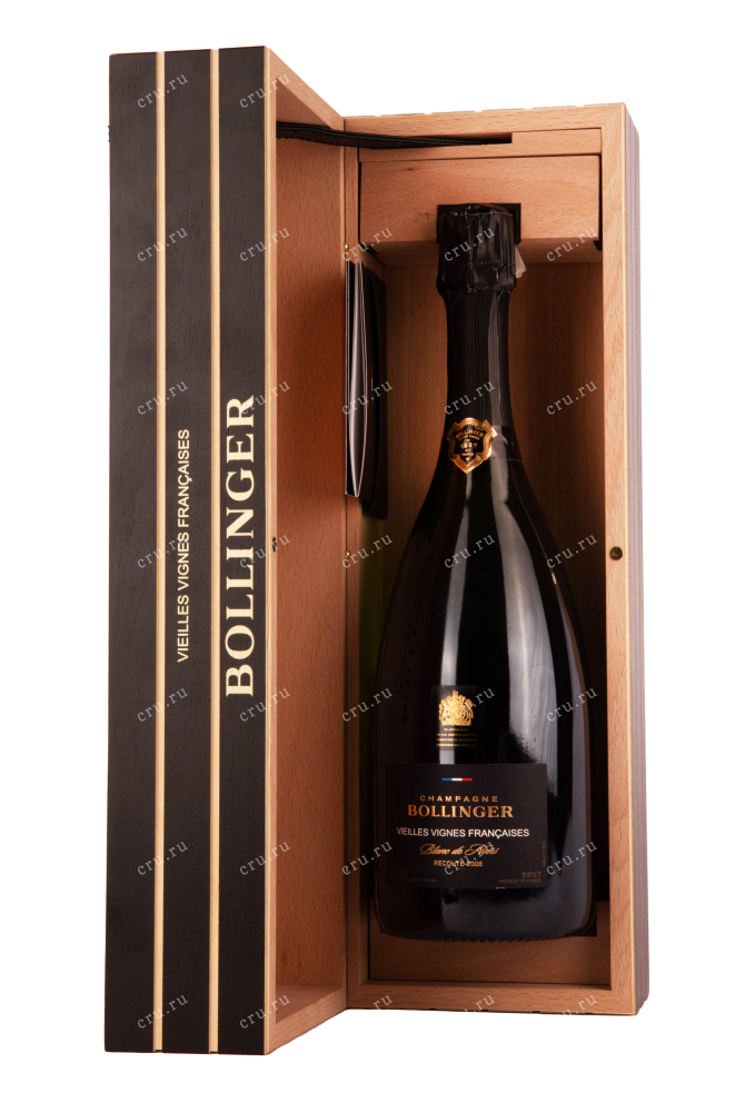 Игристое вино Боллинжер Вьей Винь Франсез Брют 2008 0.74 в подарочной коробке