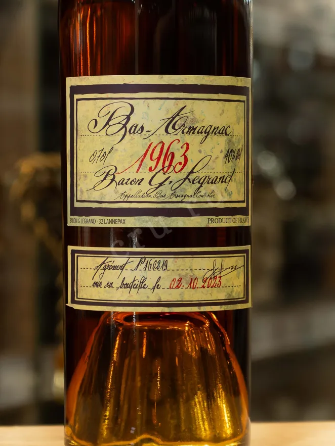 В магазине Крю Профи Baron G. Legrand 1963 0.7 л