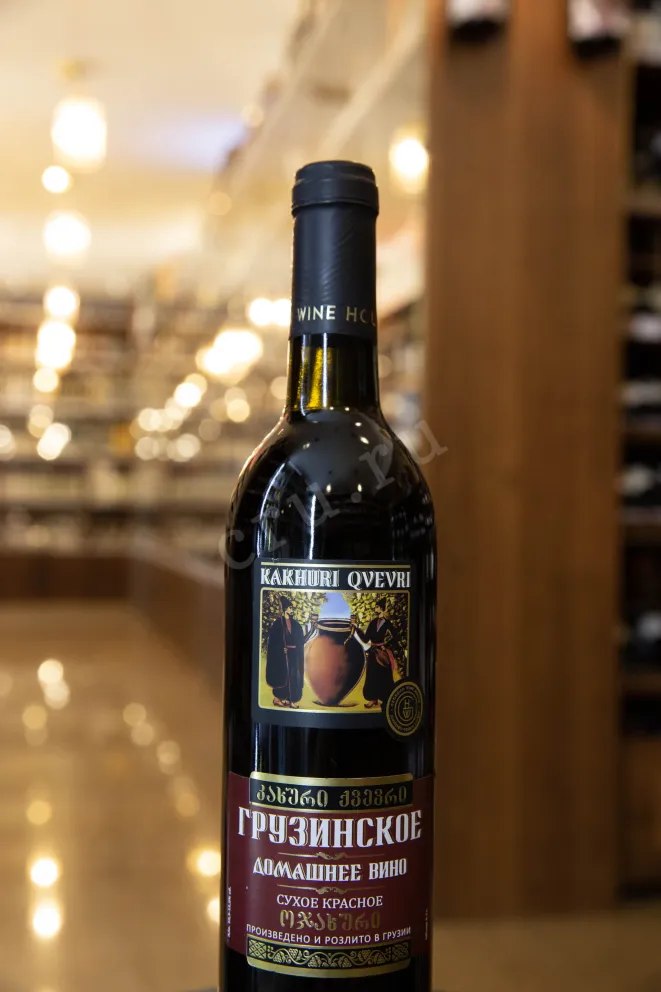 В магазине Крю Профи Kakhuri Qvevri Domashnee Red Dry 2020 0.75 л