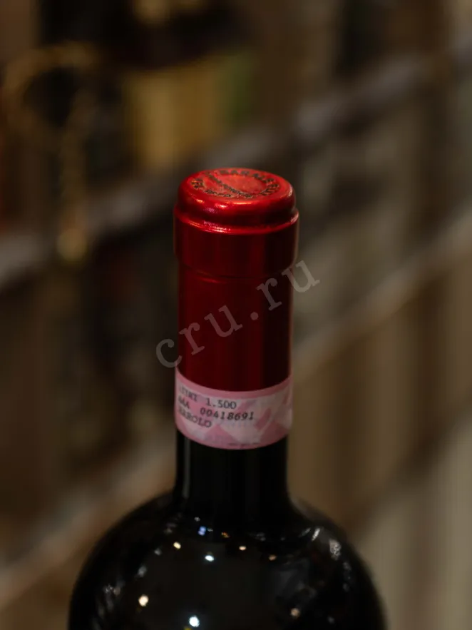Пробка Barale Fratelli Castellero Barolo wooden box 2008 1.5 л