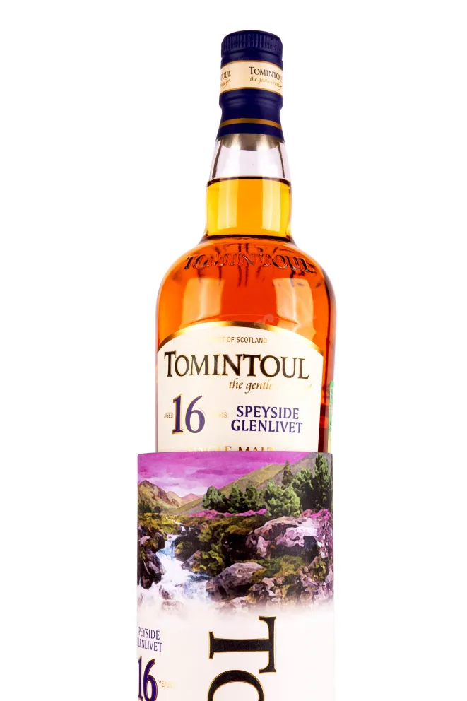 В тубе Tomintoul 16 years 0.7 л