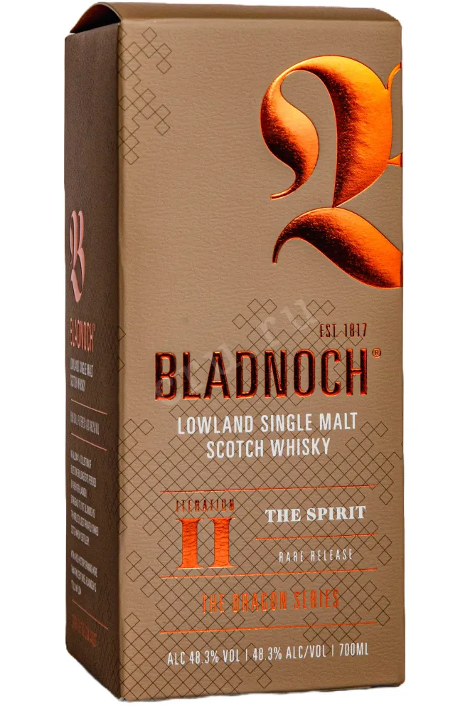 Подарочная коробка Bladnoch The Spirit Iteration 2 The Dragon Series in gift box 0.7 л