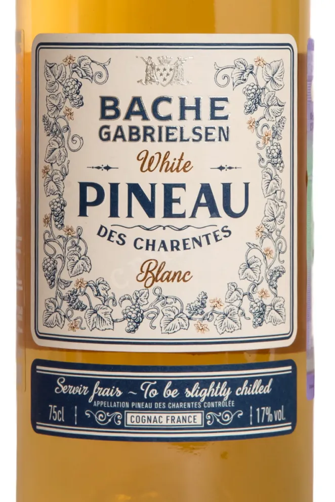 Этикетка Bache Gabrielsen White Pineau des Charentes 2022 0.75 л