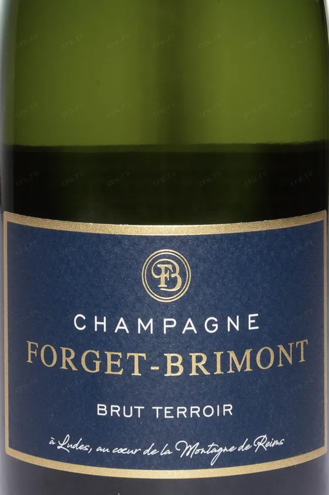 Этикетка Forget-Brimont Brut Terroir in gift box 2020 0.75 л