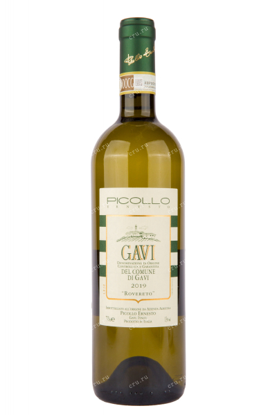 Вино Picollo Ernesto Gavi del Comune di Gavi Rovereto 2019 0.75 л