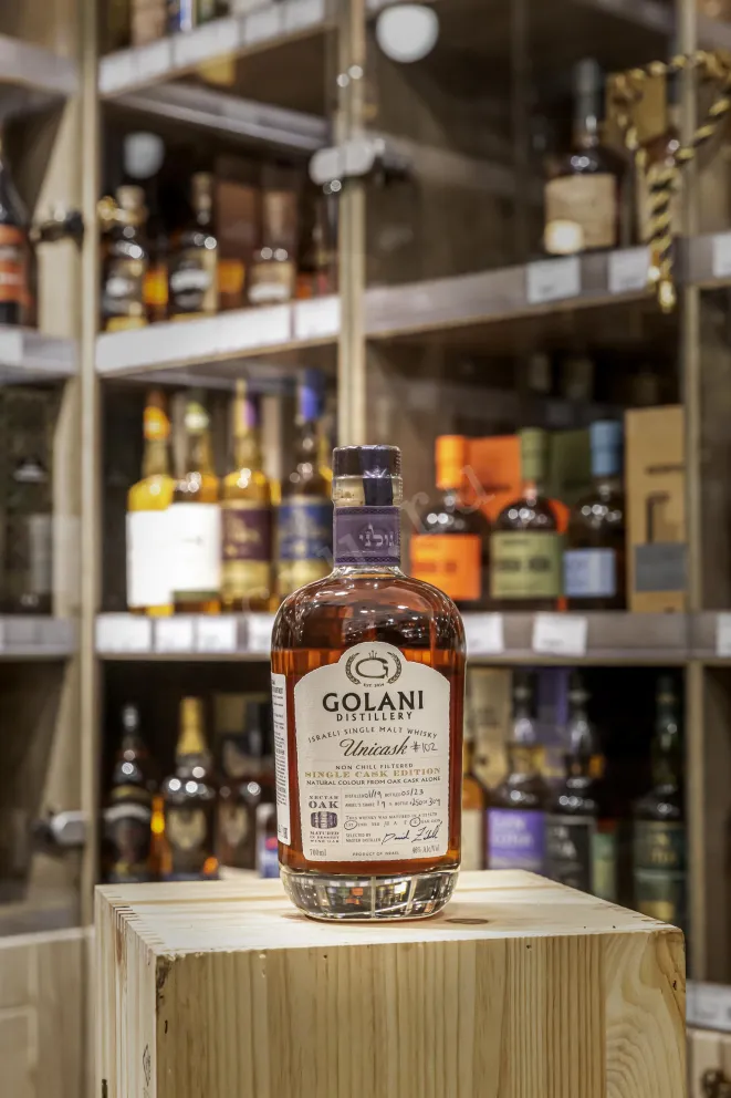 В магазине Крю Профи Golani Unicask Nectar Oak Single Malt in gift box 0.7 л