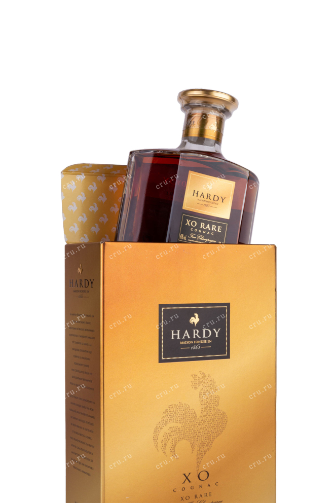 В подарочной коробке Hardy XO Rare 0.7 л
