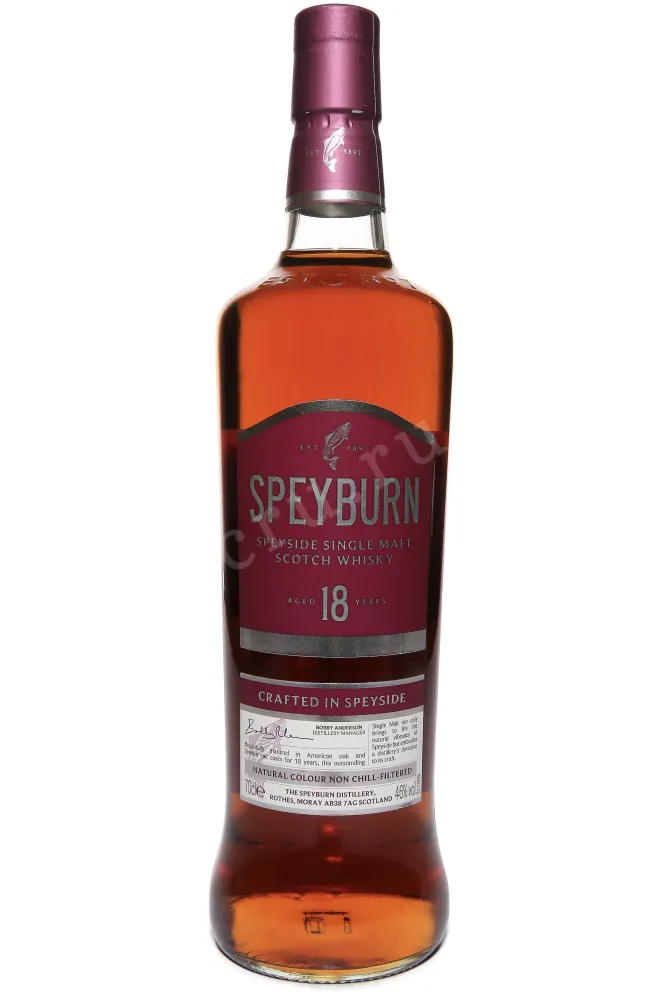 Бутылка Speyburn Speyside 18 Years Old in gift box 0.7 л