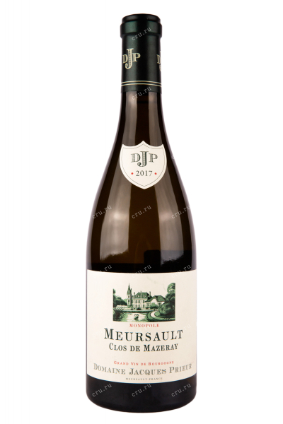 Вино Domaine Jacques Prieur Monopole Meursault Clos de Mazeray 2017 0.75 л