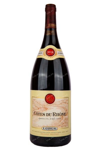 Вино Guigal Cotes du Rhone Rouge 2018 1.5 л