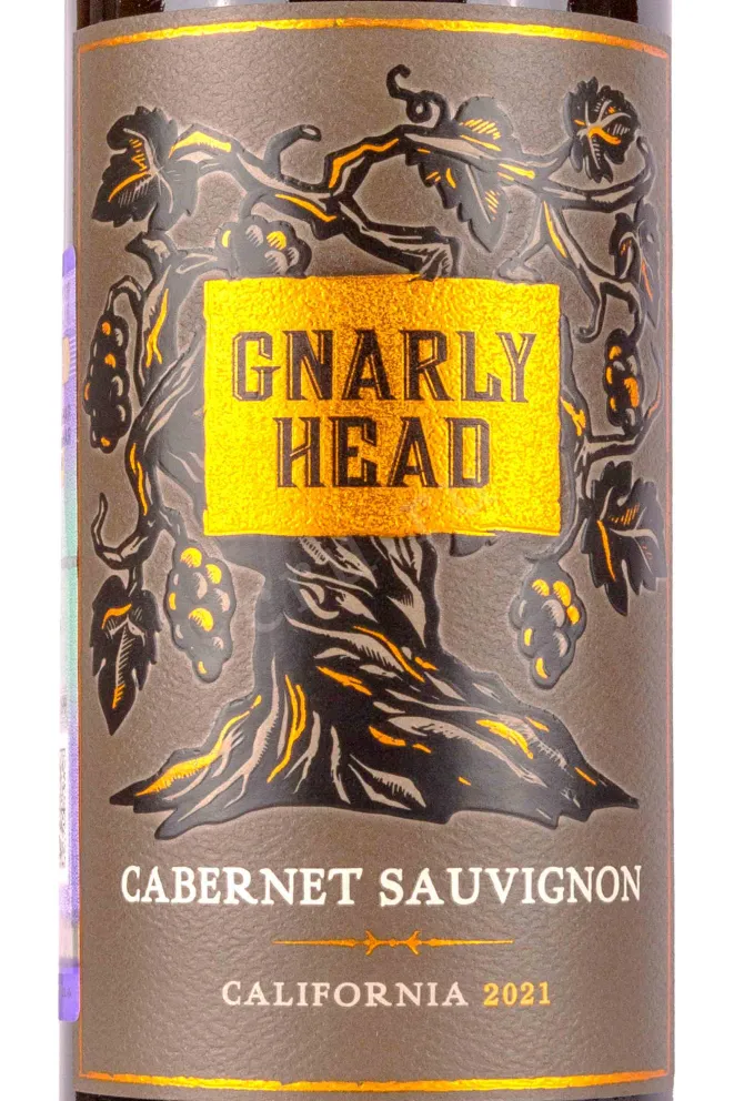 Этикетка Gnarly Head Cabernet Sauvignon 2021 0.75 л