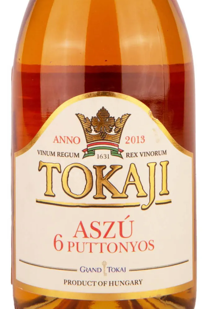 Этикетка Grand Tokaj Aszu 6 Puttonyos 2013 0.5 л