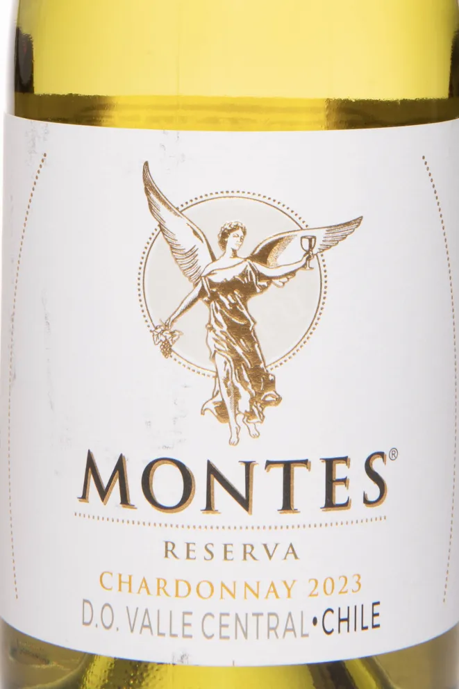 Этикетка Montes Reserva Chardonnay DO 2023 0.75 л