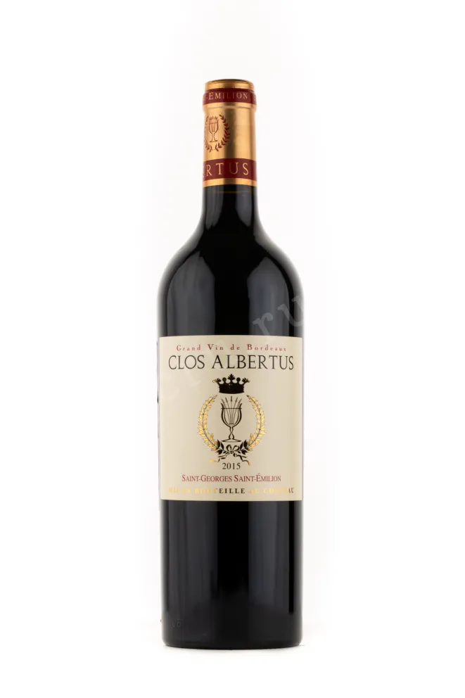 Вино Clos Albertus Saint-Georges Saint-Emilion AOC 2015 0.75 л
