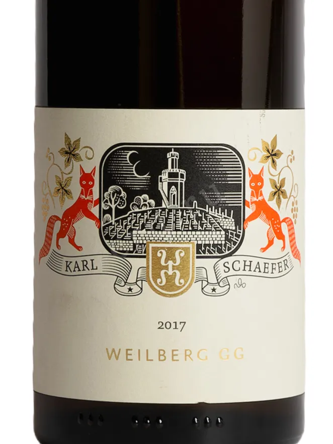 Этикетка Karl Schaefer Ungsteiner Weilberg Riesling GG 2017 0.75 л