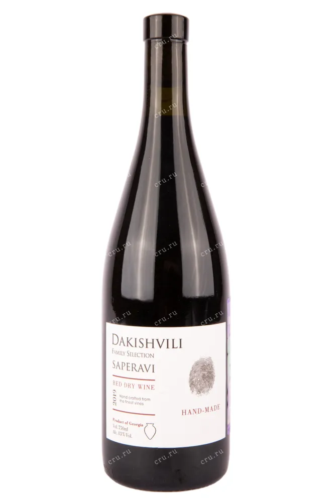 Вино Dakishvili Saperavi Red dry 2019 0.75 л